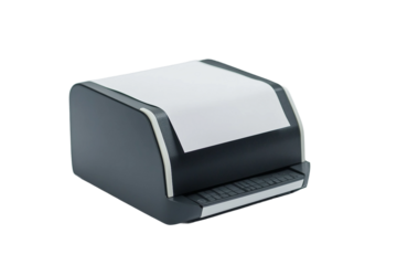 Portable label marker machine isolated on transparent background