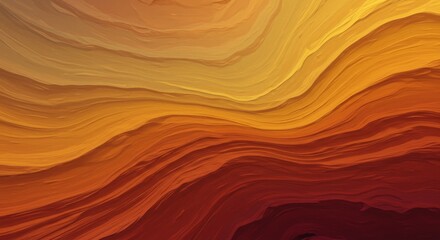 Fototapeta premium Golden Hour Abstract Waves: Warm Hues Texture Background for Design