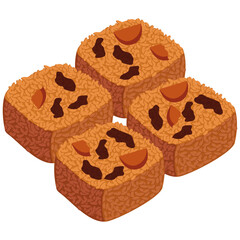 yaksik,  Korean Sweet Rice,  dried fruit and nuts.