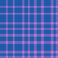 Vibrant Purple and Lavender Plaid Pattern - Seamless Bold Checkered Textile Background for Modern Design