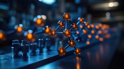 Molecular structure in laboratory setting