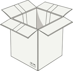  box vector illustration  template icon,