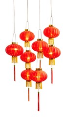 Red lanterns hanging