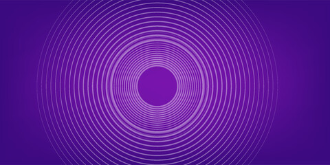 Simple purple abstract background with circle line motif