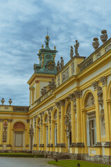Wilanow palace, Warsaw, Poland. Royal palace.