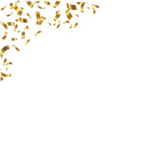 Gold Confetti Frame Design