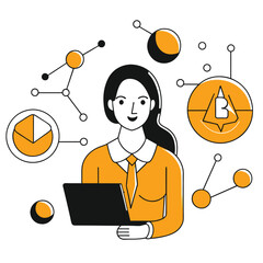  currency Market Analysis Illustration