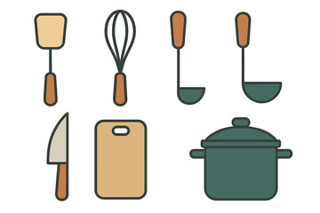 Kitchen Utensils and Cookware Set