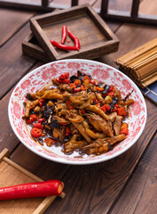 Jiangxi Spicy stir-fried chicken Feet	
