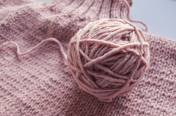 Discover Cozy Knitwear and Beautiful Yarn in a Lovely Soft Pink Shade for Your Projects