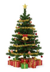 Fototapeta premium クリスマスの輝き：３Dレンダリング