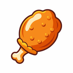 Fried Chicken Leg.  A Crispy and Delicious Treat