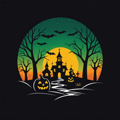 halloween night background