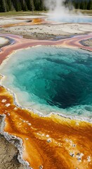 大地の息吹、虹色の泉