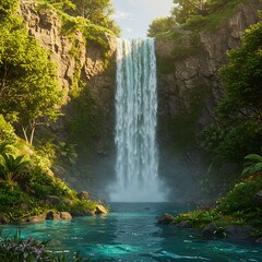 緑深き滝の詩情