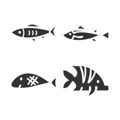 Abstract Aquatic Fish Symbol Logo – Professional Branding Vector
