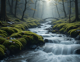 waterfall in the forest