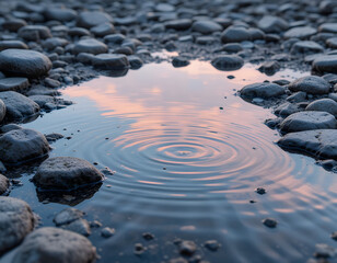 stones in water