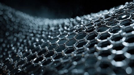 graphene atomic structure abstract
