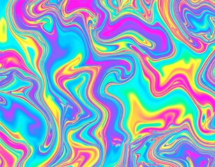 Fototapeta premium Vibrant swirling abstract pattern