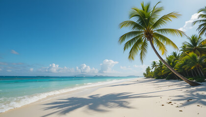 palm tree on the beach