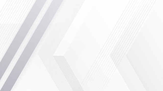 Fototapeta 白とグレーの幾何学的抽象背景素材 