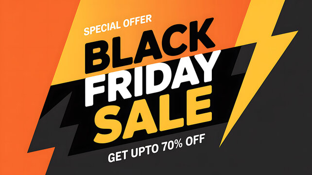Black Friday Sale Special Offer Get Up To 70 Percent Off