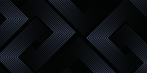 Obraz premium Blue abstract background with glowing circles. Swirl circular lines pattern. Geometric spiral. Twirl element. Modern graphic desi