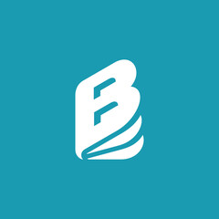 Book Letter B Logo Design Vector Template © yopie