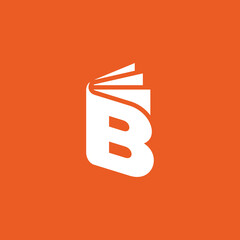 Open Book Letter B Logo Design Vector Template © yopie