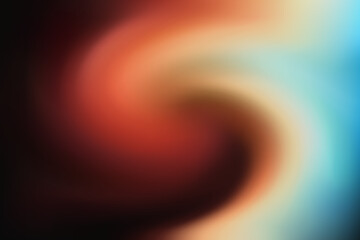 Abstract orange blue red black rough noise background glow gradient color dark shape retro banner poster design background header