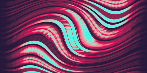 Fototapeta premium Liquid Grainy Chrome Red blue Pattern Background – Abstract Metallic Texture with Noise Effect and Fluid Gradient Design for Futuristic Digital Art and Contemporary Graphics