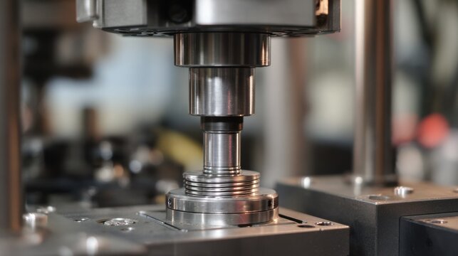 Detailed medium shot showcasing the bending action of a carbon nanotube vault pole during biomechanical analysis with the main pole in clear focus and the lab setting gently out of