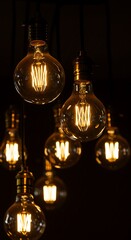Obraz premium 闇夜に浮かぶ、光りの調べ