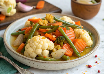 Homemade Portuguese Cauliflower Pickles