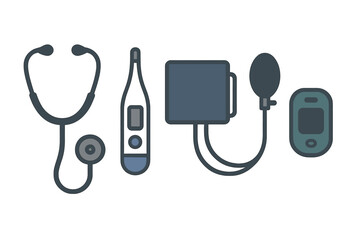 Medical Diagnostic Instruments Set