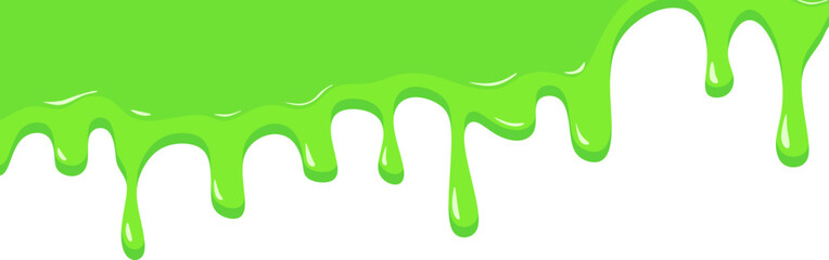 Green Slime Drip Splash