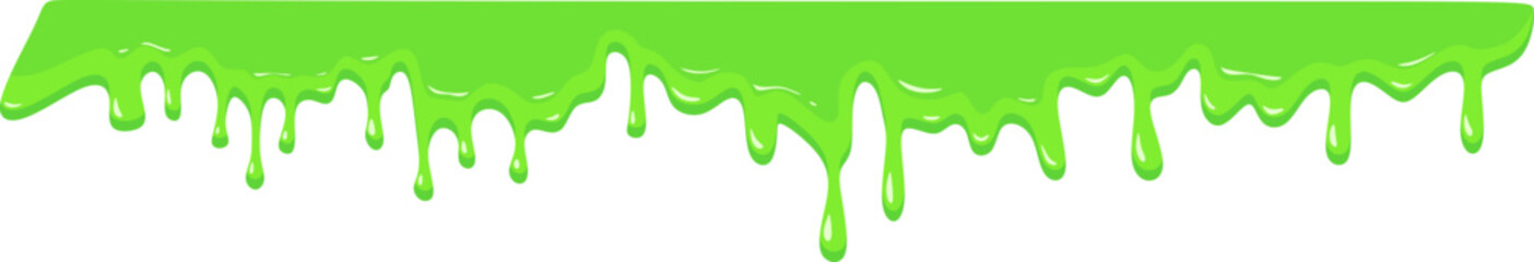 Green Slime Drip Splash