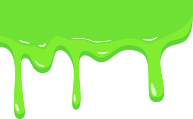 Green Slime Drip Splash