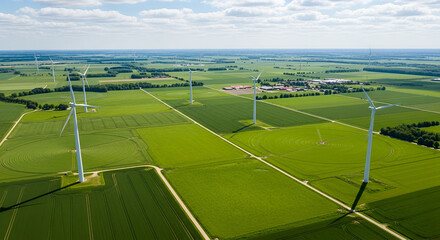aerial view of a golf course