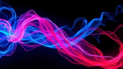 Fototapeta premium smoke on black background