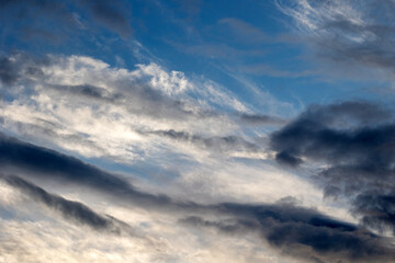 blue sky with clouds