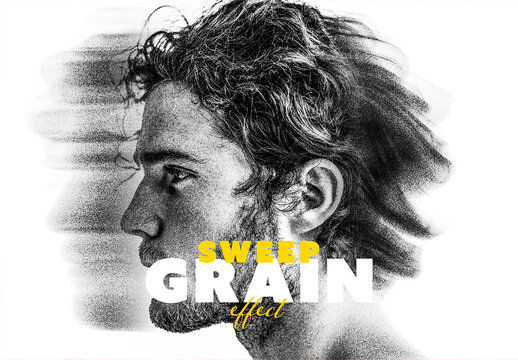 Grain Sweep Photo Effect