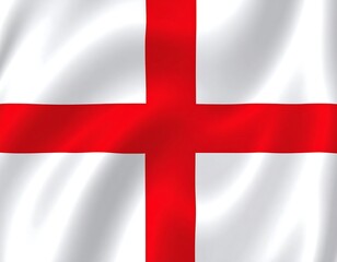 Rippled flag of England