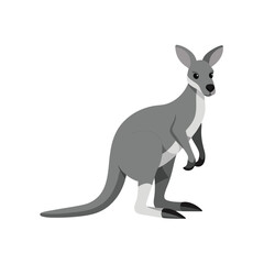 Detailed Illustration of an Eastern Grey Kangaroo
