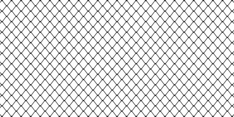 Mesh texture for fishing nets. Seamless black pattern for sportswear or soccer goal, volleyball net, basketball hoop, hockey, athletics.