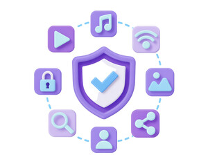 Digital security shield protecting various online services and data