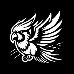 Fototapeta premium vector illustration of a bird