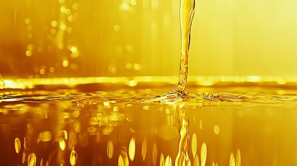 Daylit 50mm composition focusing on metallic textures of gold in shallow reflective bowl