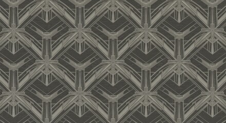 Art Deco Geometric Pattern: Elegant Repeating Design, Textured Background, Stylish Wallpaper.